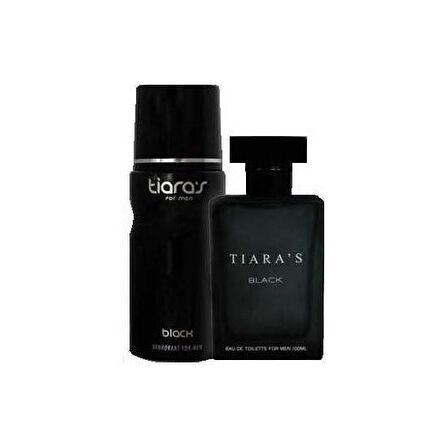 Tiaras Black EDT Baharatli Erkek Parfüm 100 ml  