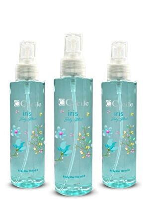 Cecile Body Mist İris 150 ml X3