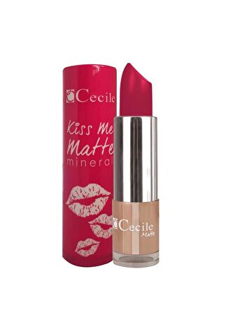 Cecile Kiss Me Matte Mineral Mat Ruj 308