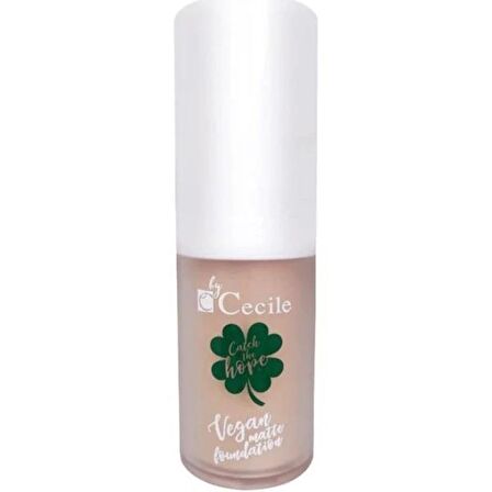 Cecile Vegan Matte Foundation Mat Fondöten 04