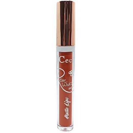 Cecile Rose Water Matte Lips Lipgloss 06