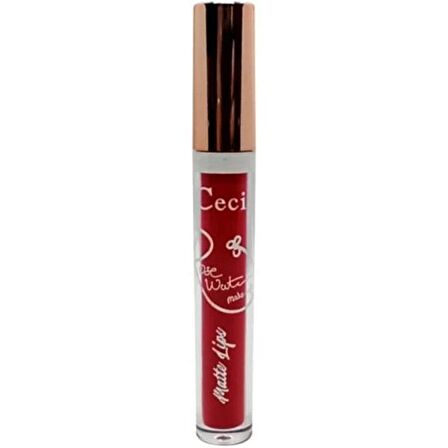 Cecile Rose Water Matte Lips Lipgloss 08