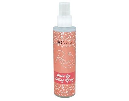 Cecile Rose Water Mat Sabitleyici 150 ml Makyaj Bazı