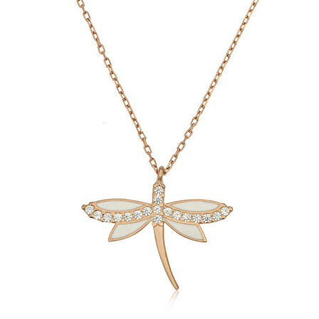 Gümüş Yusufçuk Kadın Kolye