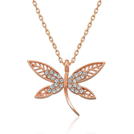 Gümüş Yusufçuk Kadın Kolye