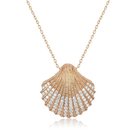 Gümüş İstiridye Kadın Kolye