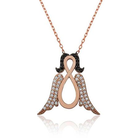 Gümüş Sonsuz Melek Kadın Kolye