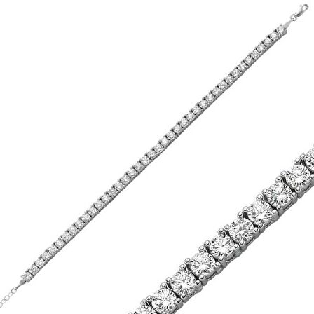 Gümüş Tırnaklı Su Yolu Kadın Bileklik