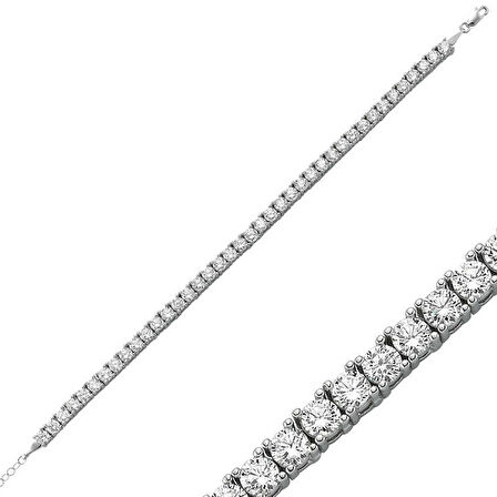 Gümüş Tırnaklı Su Yolu Kadın Bileklik