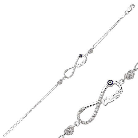 Gümüş Sonsuzluk Canım Kadın Bileklik