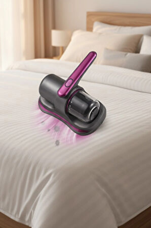 Glr G-168 Güçlü Akar Temizleyici  UV Işınlı El Tipi Yatak ve Koltuk Hijyen Süpürgesi | 100W, 12V Lityum Bataryalı