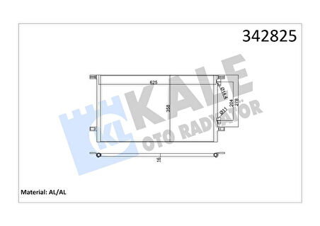Renault Klima Radyatoru Laguna I 1.6 / 1.8 / 1.9 / 2.0 - Kale 342825