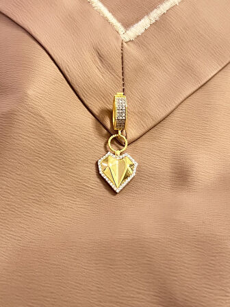 Ajda Bilezik 925 Ayar Gümüş Charm