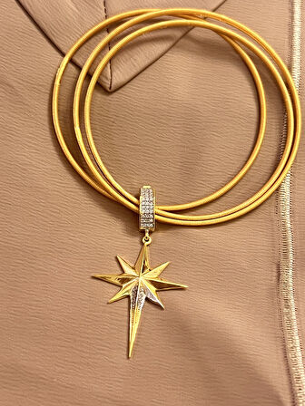 Ajda 925 Ayar Gümüş Charm Bilezik