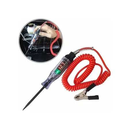 Dijital Ekranlı Oto Elektrik Kontrol Kalemi 3V-36V - LED Voltaj Test Cihazı (12V / 24V Uyumlu)