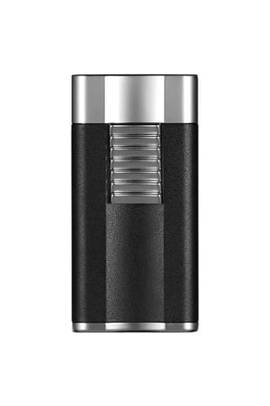 Gunmetal-Gümüş Perde Alev Metal Puro Çakmağı - TR7160