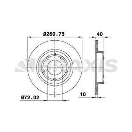 Mazda Arka Fren Aynası Duz Mazda 626 2.0 Fs 92>97 MX 6 2.0 2.5 2 5 92>97 261×5 Ford Probe II (ecp) 2.0 16v - Braxıs Ae0401
