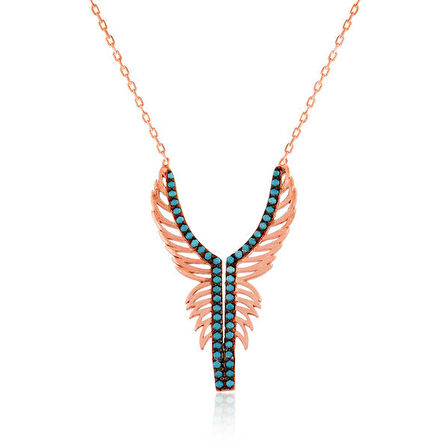 Kartal Kanadı 925 Ayar Gümüş Kolye