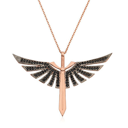 Mikailin Melek Kanadı 925 Ayar Gümüş Kolye