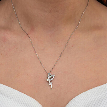 Peri Kızı 925 Ayar Gümüş Kolye