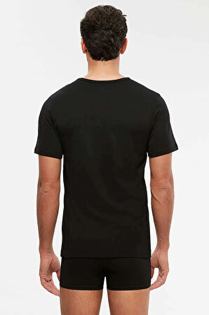 Hulio Bisiklet Yaka 2 Li Erkek Tshirt (2 Paket)