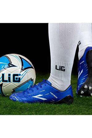 Lig Meteor Elit Erkek Krampon Ayakkabı KRP70MAVİ