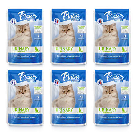 Plaisir Care 85Gr Pouch Urinary Support - Üriner Sistem Desteği 6Adet Yaş Kedi Maması