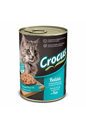 Yetişkin Kedi 12 Adet Balıklı Yaş Mama 400g