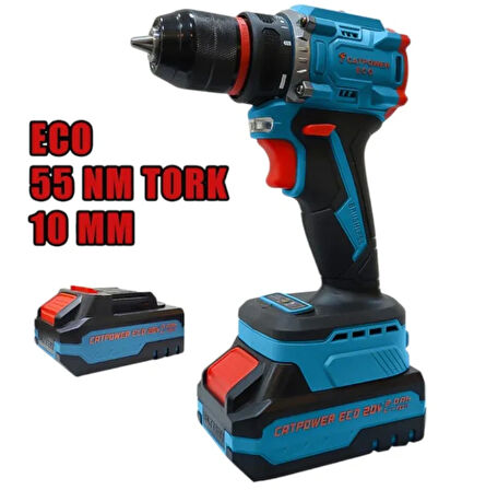 Catpower 1010 Kömürsüz Akülü Vidalama Li-ion (SET) 10 MM 20V 2.0 Ah