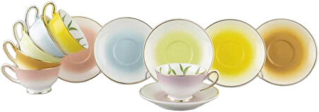 Mikasa Moor Soft Line 6 lı Kahve Fincan Seti  