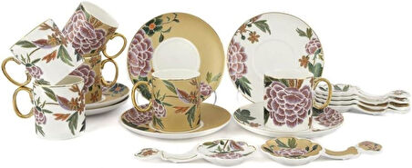 Mikasa Moor Lienna 6 lı Kahve Fincan Seti 18 Parça  