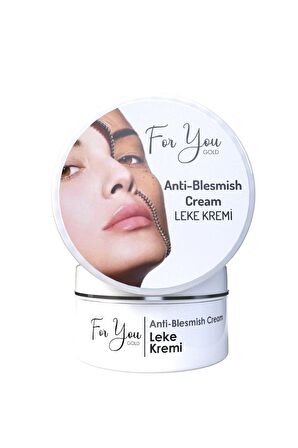 For You Gold Tüm Cilt Tipleri İçin Leke Karşıtı Parabensiz Leke Kremi  100 ml 