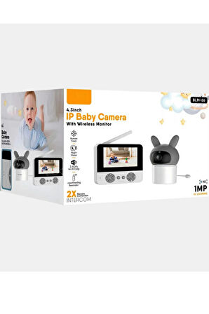 Blic Blm-66 4.3 inç IP Bebek Kamerası Kablosuz Monitörlü