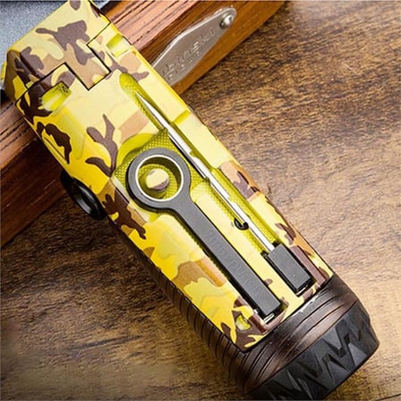 Lubinski Yeni Seri Çakmak Ve Kesici Puro Seti Camo Yellow LB-717