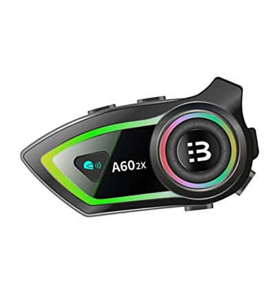 A60 2X Motosiklet Kask Kulaklığı IP67 Su Geçirmez 2 Intercom Bağlantılı