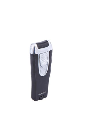 Tek Torch Pürmüz Siyah-Gümüş Puro Çakmağı - TR4728
