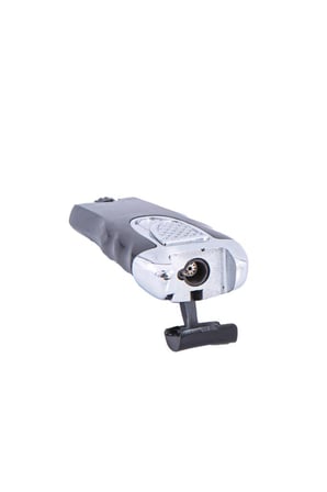 Tek Torch Pürmüz Siyah-Gümüş Puro Çakmağı - TR4728