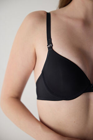 Basic Düz Askılı Yarım Destekli Sütyen