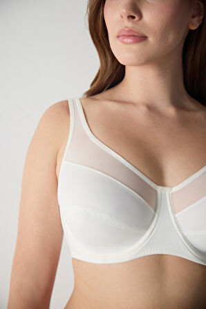 Basic Tül Detaylı Desteksiz Toparlayıcı Sütyen