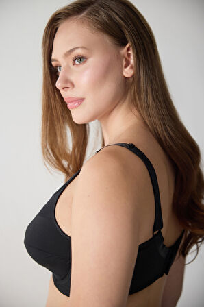 Basic Tül Detaylı Desteksiz Toparlayıcı Sütyen