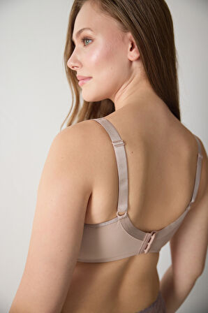 Basic Tül Detaylı Desteksiz Toparlayıcı Sütyen