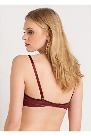 Deri Görünümlü Pencereli Destekli Sulu Sütyen