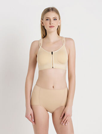  Önden Fermuarlı Meme Protez Sütyen