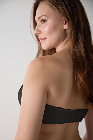 Basic Büyük Beden Yarı Destekli Straplez Sütyen