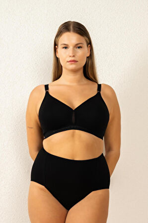 Süngersiz Düz Kumaşlı Toparlayıcı Sütyen