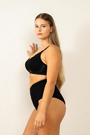 Süngersiz Düz Kumaşlı Toparlayıcı Sütyen