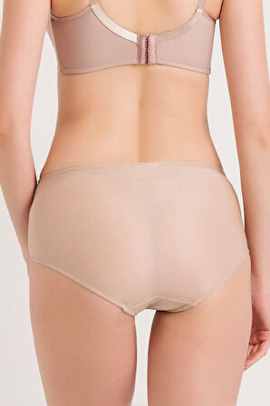 Geniş Kenarlı Yüksek Bel Tül Kadın Hipster Külot 