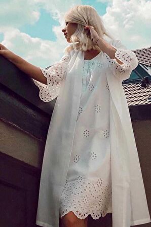 Magic Form 30108 Lohusa Pamuklu Gecelik Sabahlık Takım