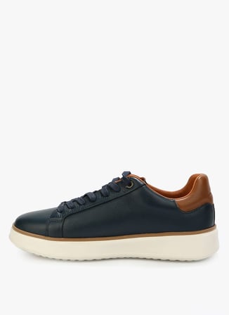 Hammer Jack Lacivert Erkek Deri Sneaker ROMİNA M AYAKKABI