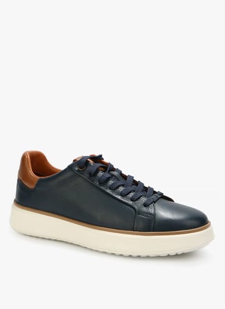 Hammer Jack Lacivert Erkek Deri Sneaker ROMİNA M AYAKKABI